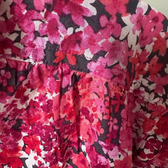 NWOT/EUC J.JILL Beautidul Floral Button-Down Blouse, SZ M - Picture 7 of 11